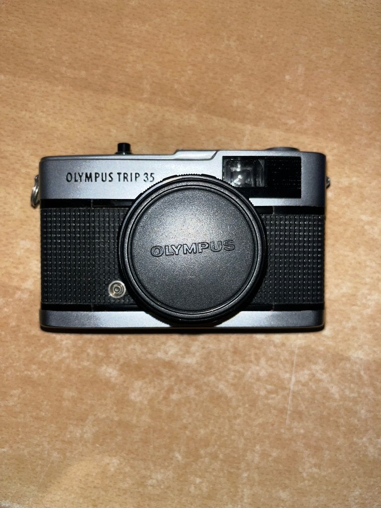Olympus Trip 35 met D.Zuiko 2.8/40mm | Analoge camera, Audio, Tv en Foto, Fotocamera's Analoog, Ophalen of Verzenden, Gebruikt