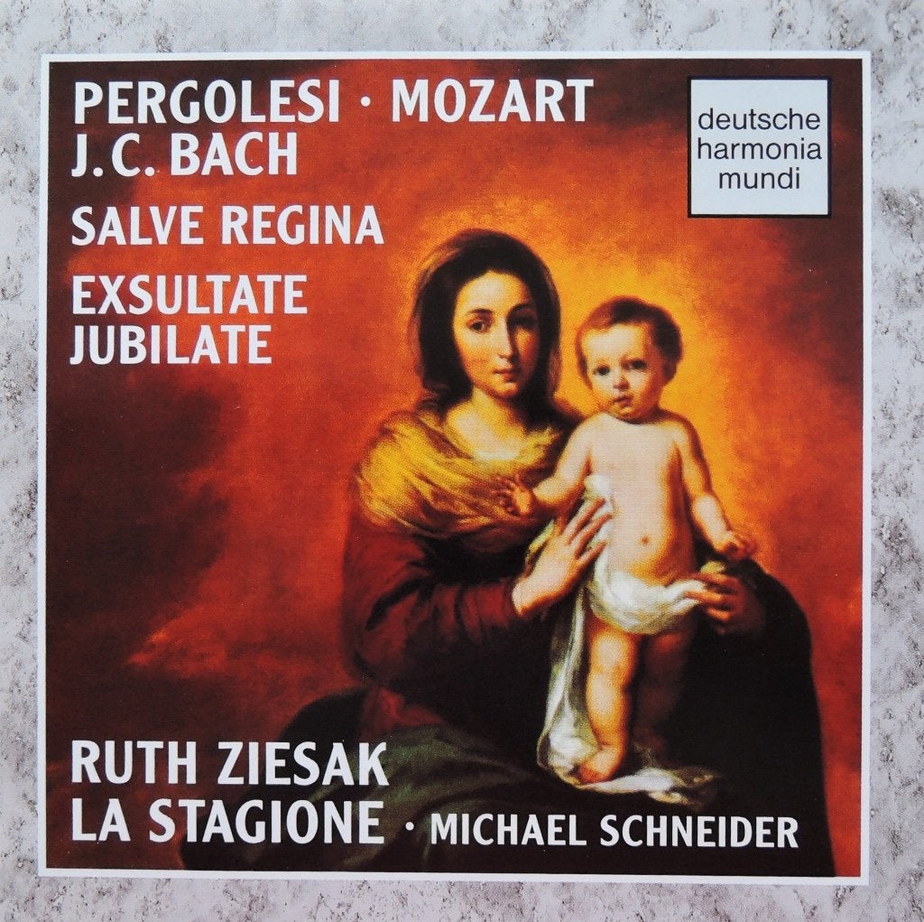 Salve Regina ea - Mozart / Pergolosi / Bach - DHM - 1996, Cd's en Dvd's, Cd's | Religie en Gospel, Ophalen of Verzenden, Zo goed als nieuw