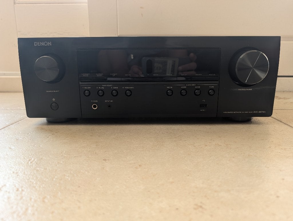 Denon AVC-S670H 5.2 ch. receiver, Ophalen, Denon, Zo goed als nieuw, 120 watt of meer