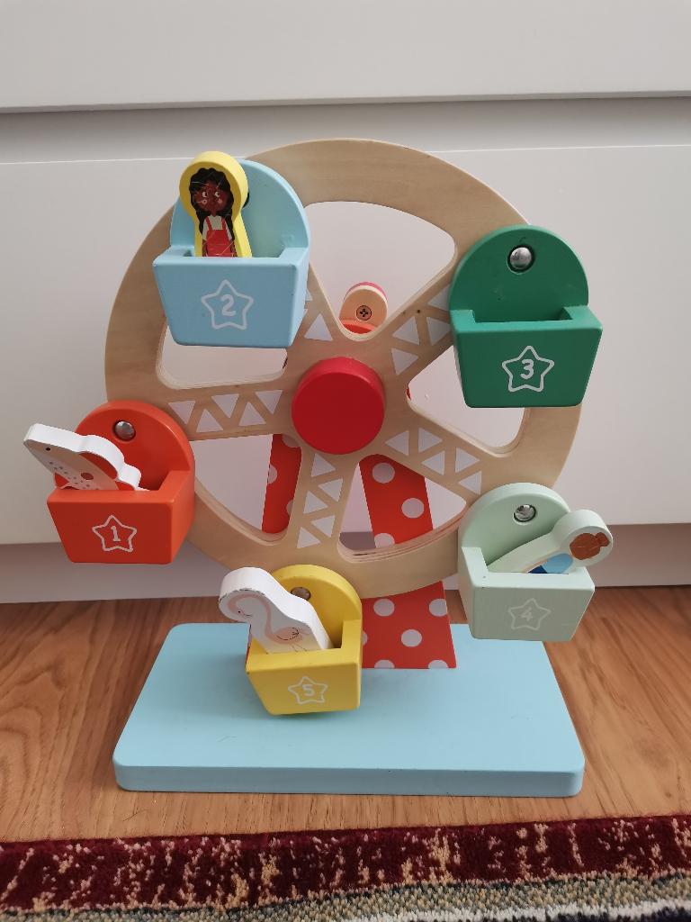 Houten speelgoed, Ophalen, Gebruikt