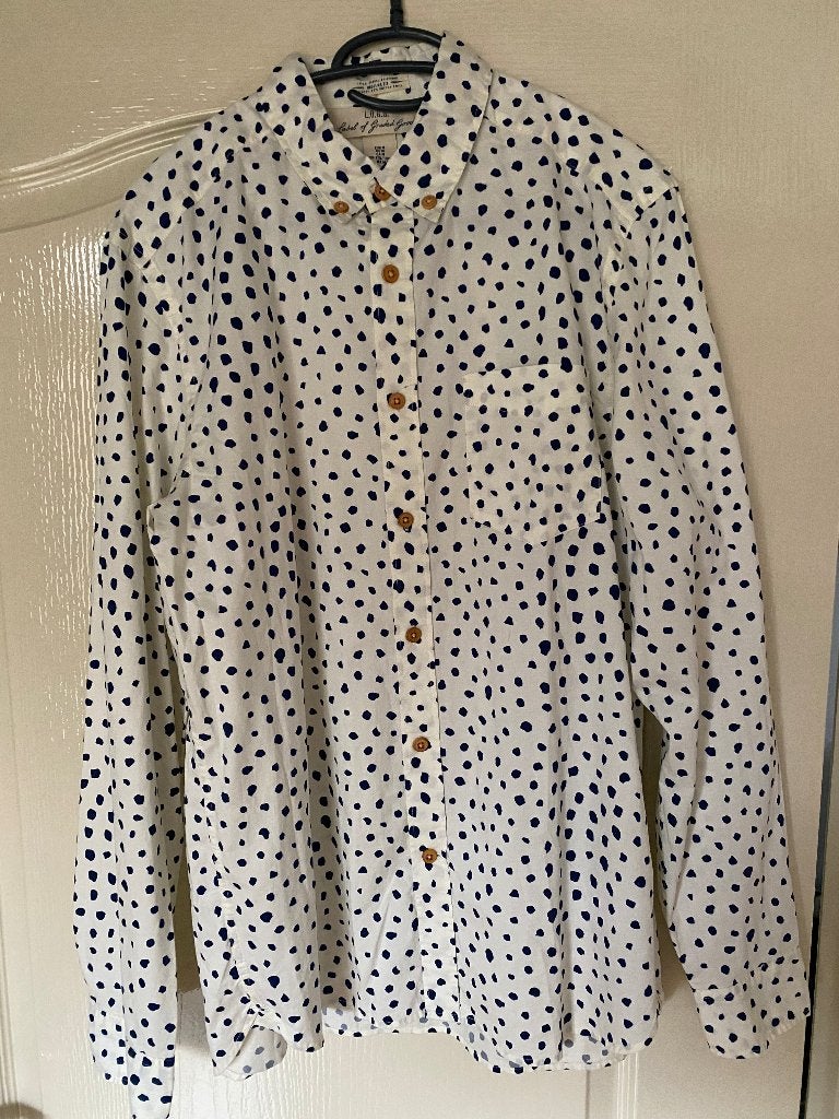 Blouse met stippeltjes, NIEUW, Ophalen of Verzenden, Nieuw, Beige, H&M