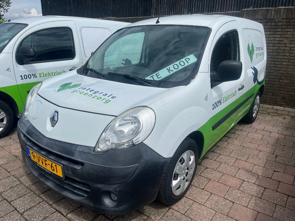 Renault Kangoo Express Z.e. 2012, Auto's, Renault, Wit, Grijs, 2 stoelen