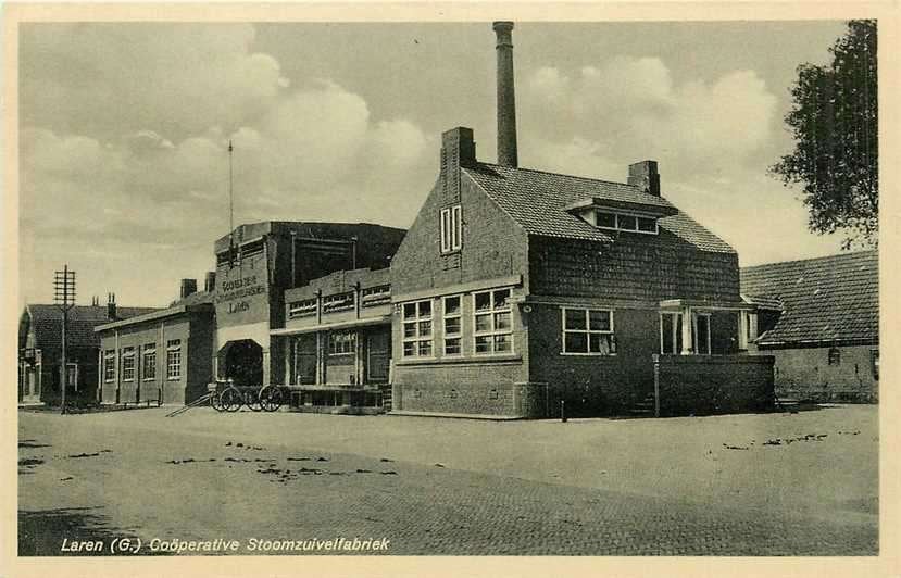 380-804-009 Laren Stoomzuivelfabriek, Verzamelen, Verzenden, Voor 1920, Noord-Holland