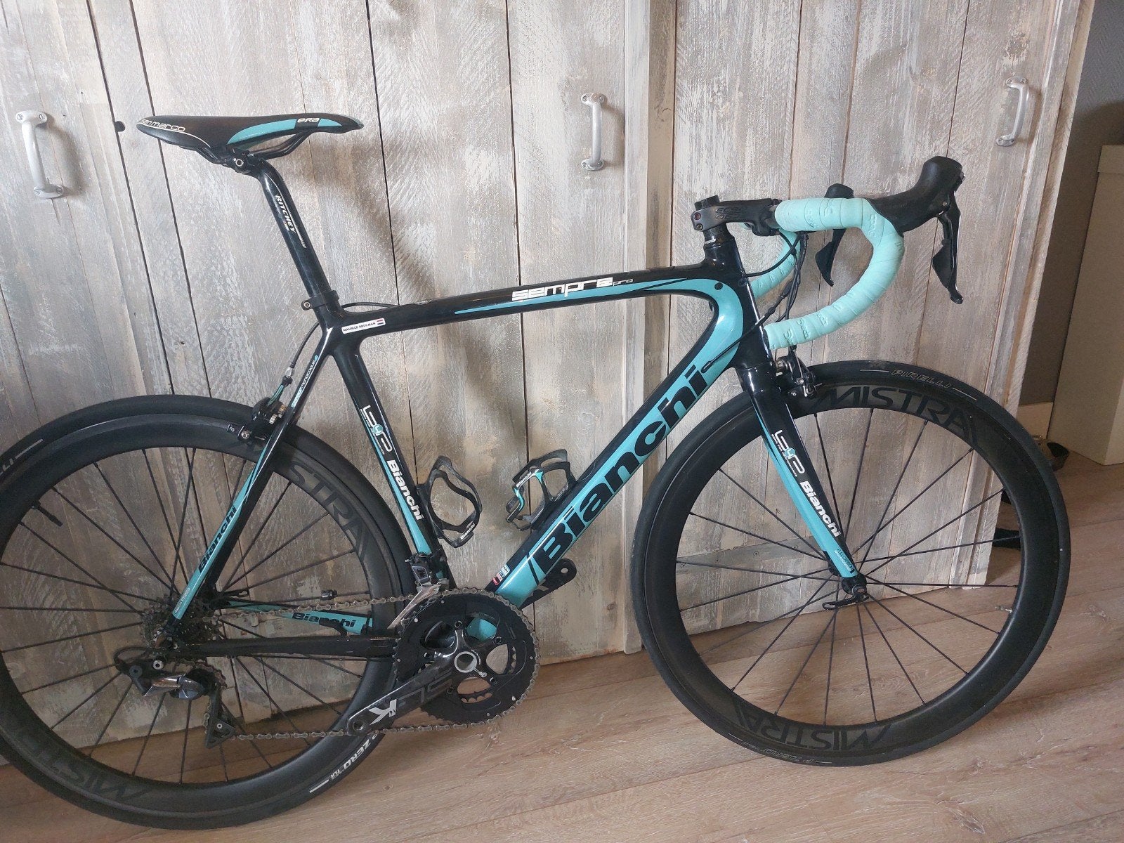 Bianchi Sempre Pro racefiets, Fietsen en Brommers, 28 inch, Gebruikt, Carbon, Meer dan 20 versnellingen