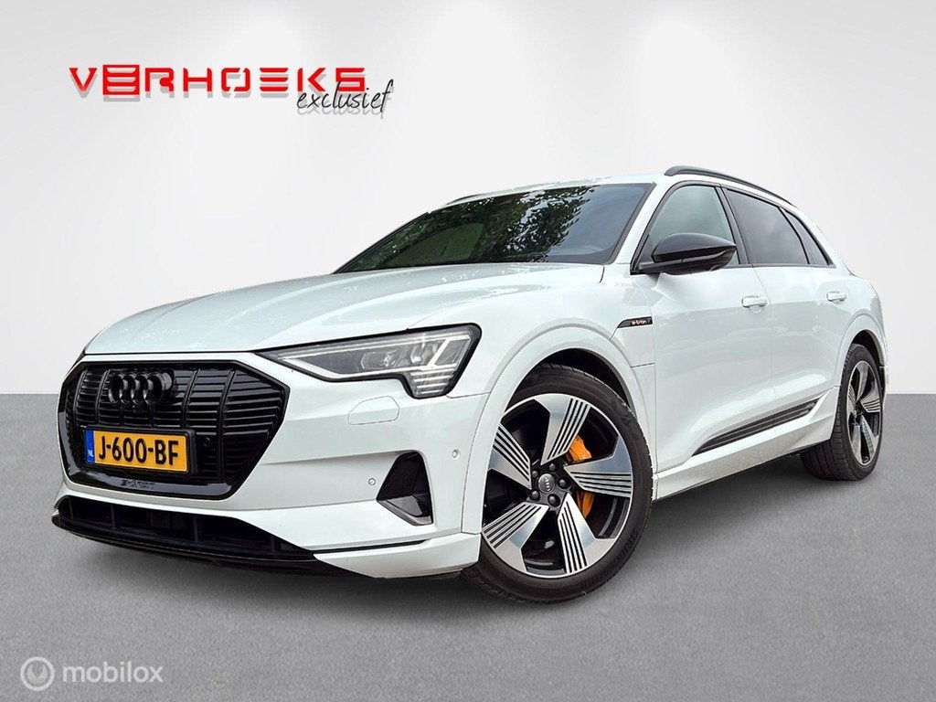 Audi e-tron e-tron 55 quattro advanced Pro Line Plus / Vol!, Auto's, Audi, 131 €/maand, Zwart, 95 kWh, Wit