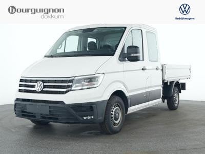 Volkswagen Crafter Pick-Up 35 2.0 TDI L3 DC 177 pk | Cruise, Auto's, Stof, Gebruikt, 4 cilinders, 2800 kg
