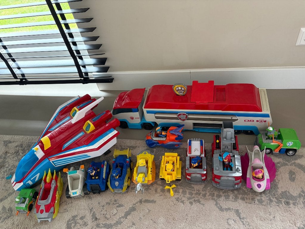 Paw Patrol collectie, Kinderen en Baby's, Speelgoed | Speelgoedvoertuigen, Ophalen, Gebruikt