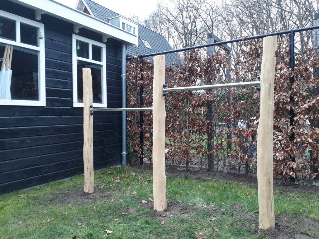 DUIKELREK DUBBEL kukelrek rekstok trapeze duikelstang, Ophalen, Nieuw