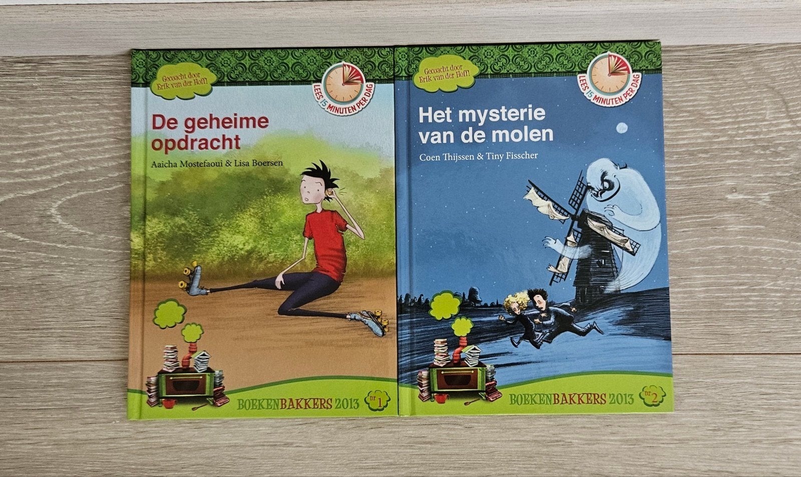 'Boekenbakkers 2013' twee leesboeken, Fictie algemeen, Ophalen of Verzenden, Zo goed als nieuw, Aaicha Mostefaoui; Lisa Boersen