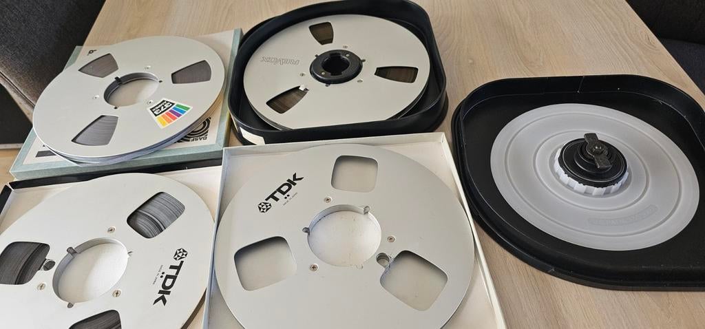 te koop 4  bandrekorder haspels, Ophalen of Verzenden