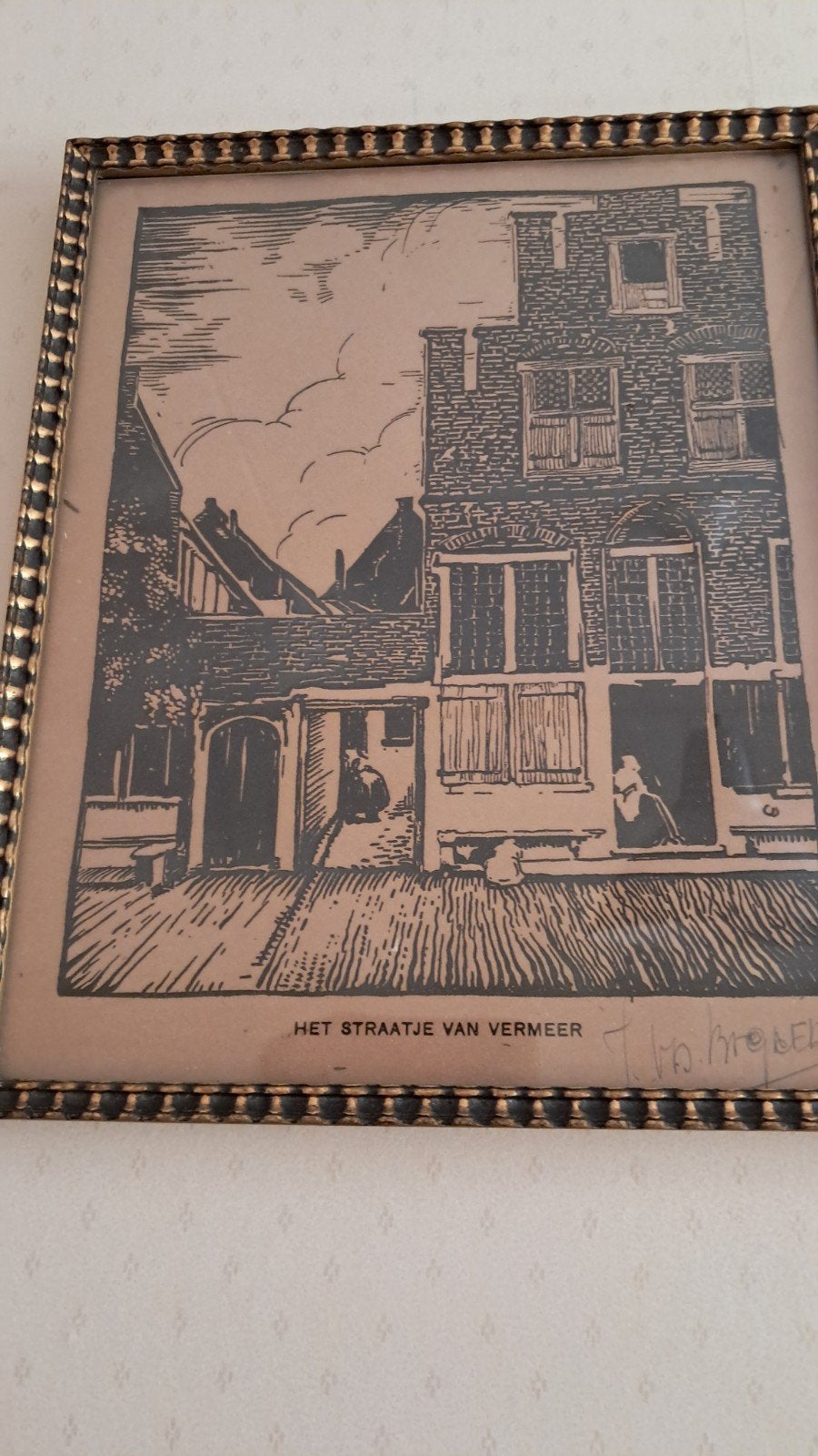 Het straatje van Vermeer., Ophalen