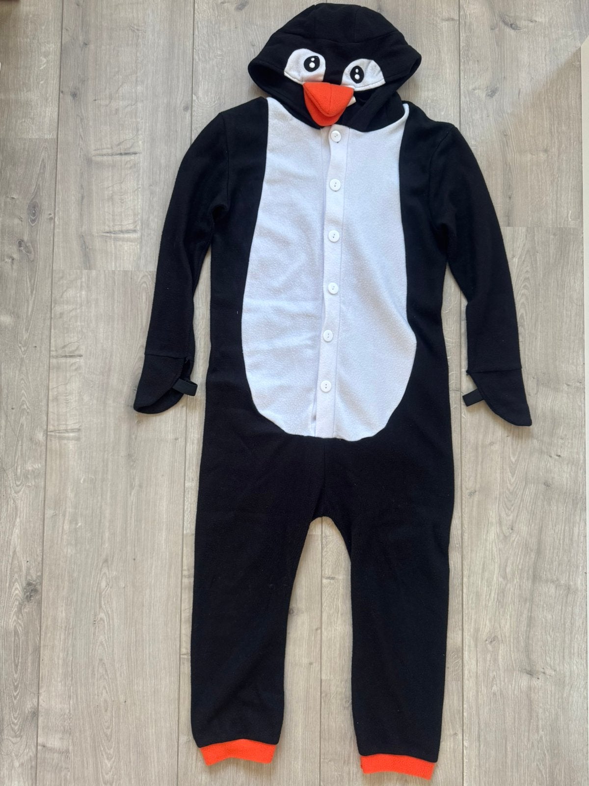 Funidelia pinguin onesie carnaval maat 10-12 jaar, Ophalen of Verzenden, Gebruikt, 134 t/m 140, Jongen of Meisje