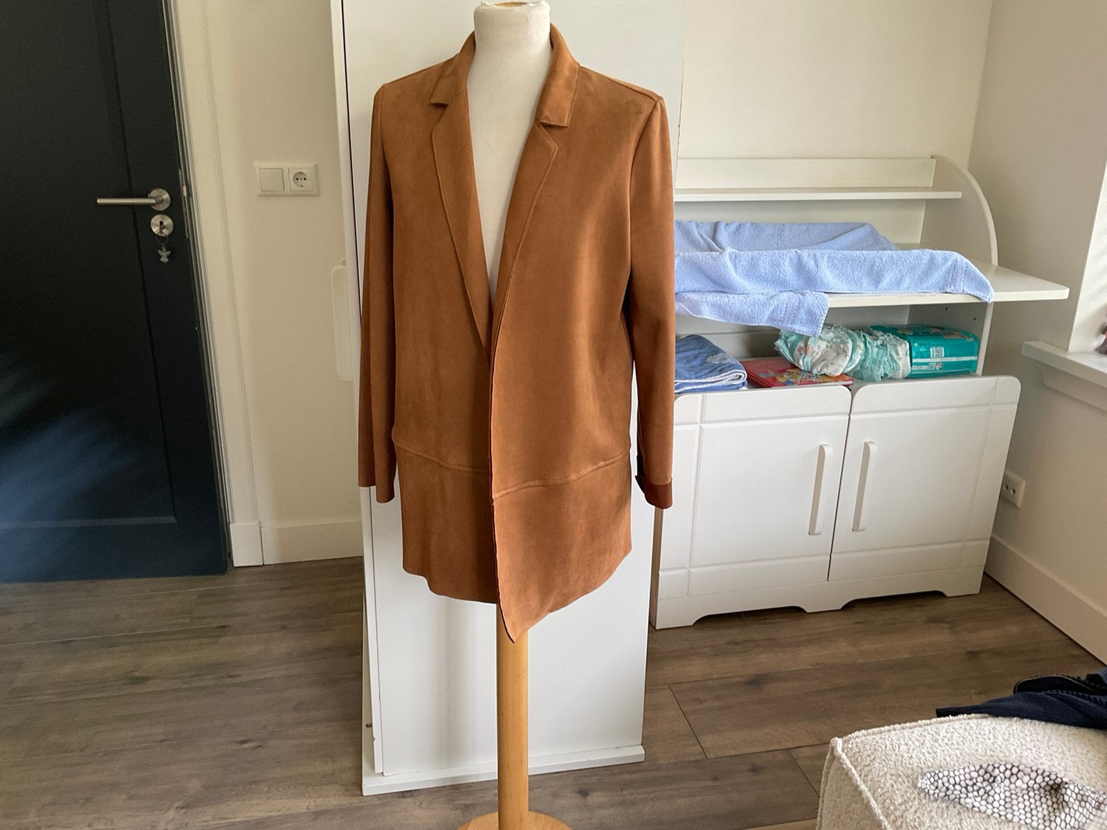 Blazer, jasje, maat M velvet, Kleding | Dames, Ophalen of Verzenden, Zo goed als nieuw, Maat 38/40 (M)