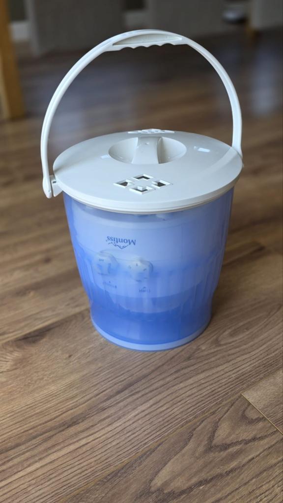 Montiss HWM5757M Mini Wasmachine - Compact & Draagbaar, Ophalen, Minder dan 85 cm, Minder dan 4 kg, Bovenlader
