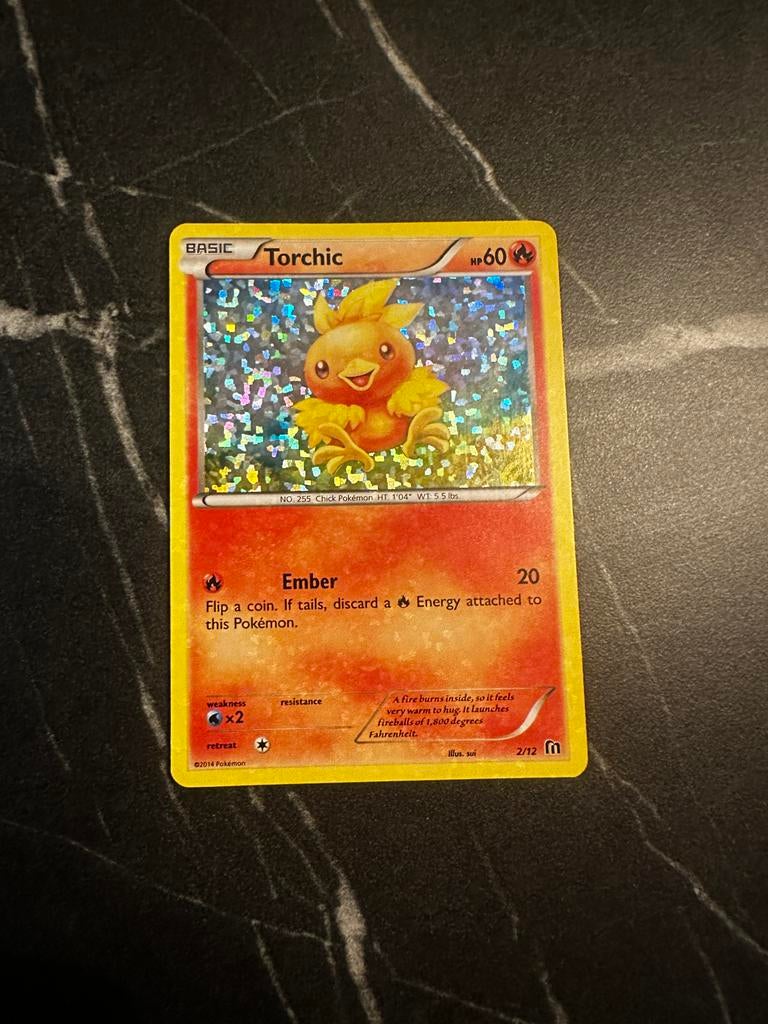 Torchic [Holo] #2/12, Ophalen of Verzenden, Zo goed als nieuw, Losse kaart, Foil