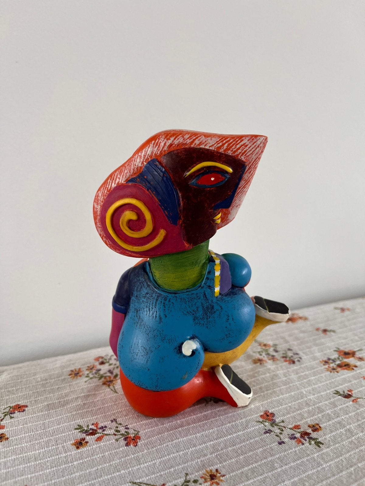 Clemens Briels "Statue of Liberality" uit 2003, Gesigneerd, Meerkleurig, Beeld, Ophalen of Verzenden