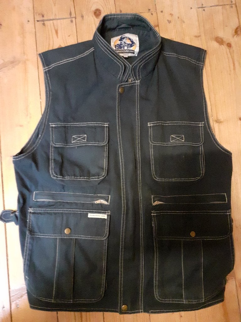 Survivalvest, Visvest., Ophalen of Verzenden, Gedragen, Maat 52/54 (L), Zwart