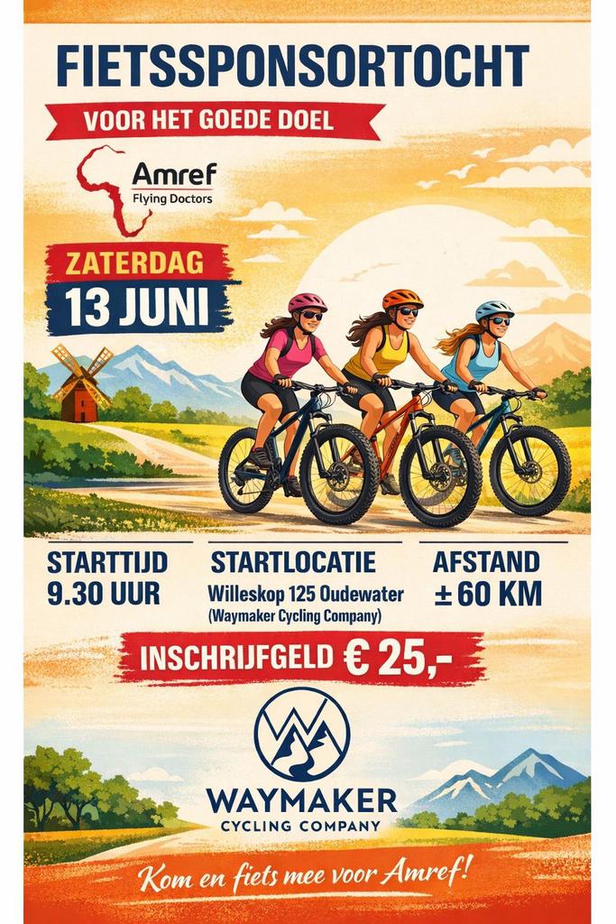 Fiets mee voor het goede doel 13 juni - Oudewater, Vacatures, Goede doelen en Vrijwilligerswerk, Overige niveaus, Starter, Overige vormen