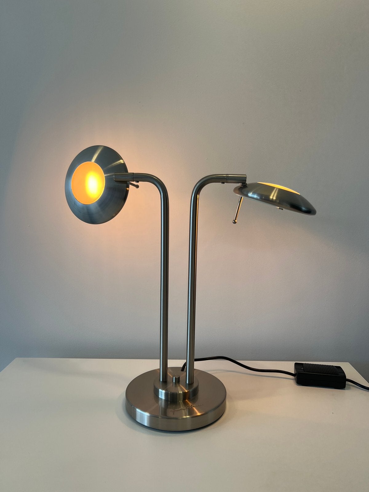 Vintage tafellamp Jan des Bouvrie Boxford model R2003, Huis en Inrichting, Lampen | Tafellampen, Ophalen, Zo goed als nieuw, Vintage