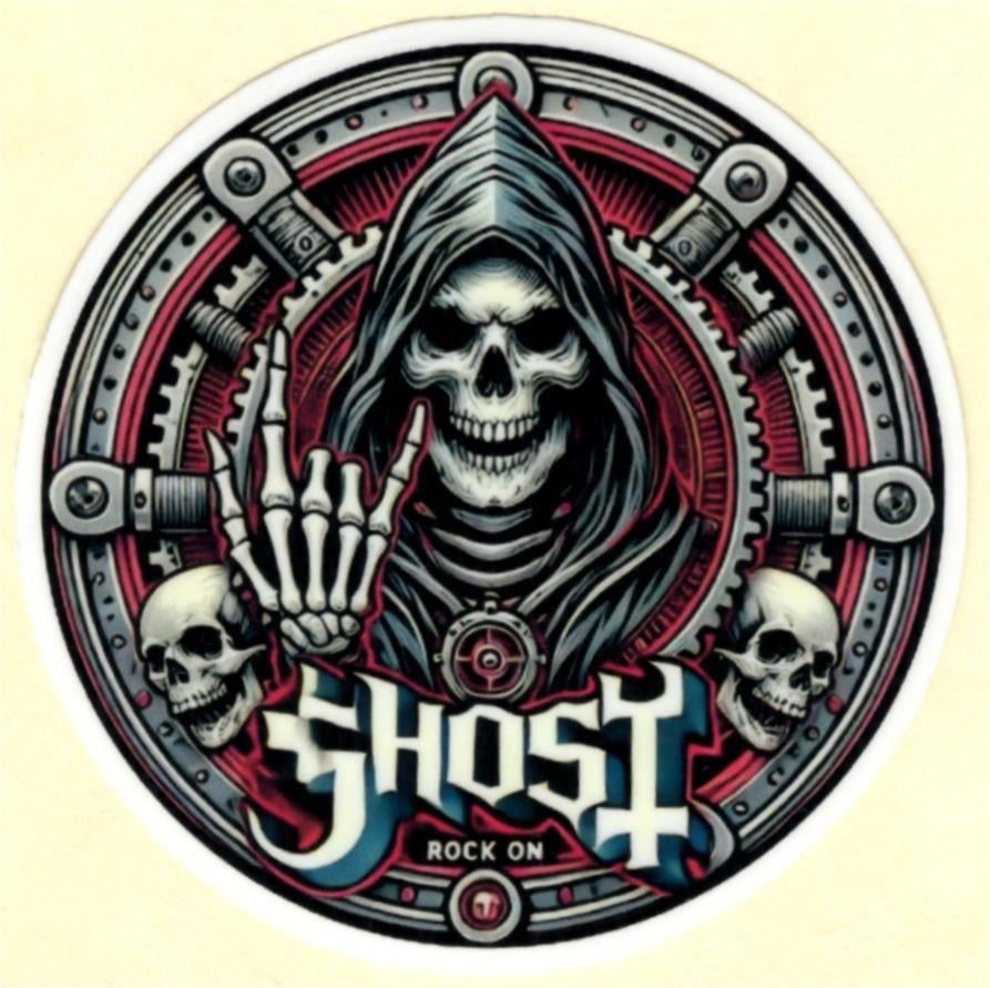 Ghost sticker #1, Ophalen of Verzenden, Nieuw, Foto of Kaart