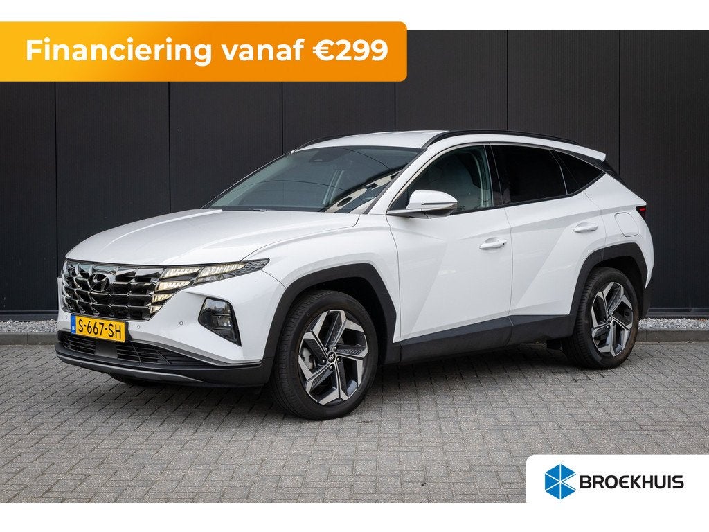 Hyundai TUCSON 1.6 T-GDI 265pk PHEV Comfort Smart 4WD Automa, Gebruikt, 4 cilinders, Wit, Origineel Nederlands