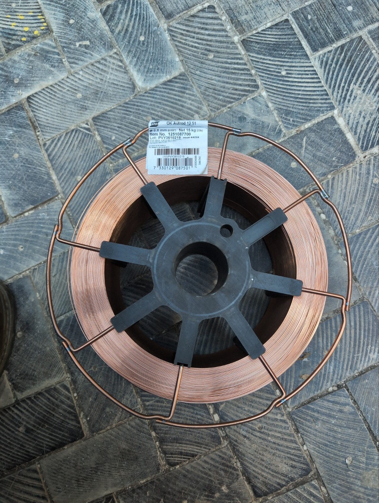 Rol lasdraad 0.8mm ca 10 kg, Ophalen, Nieuw