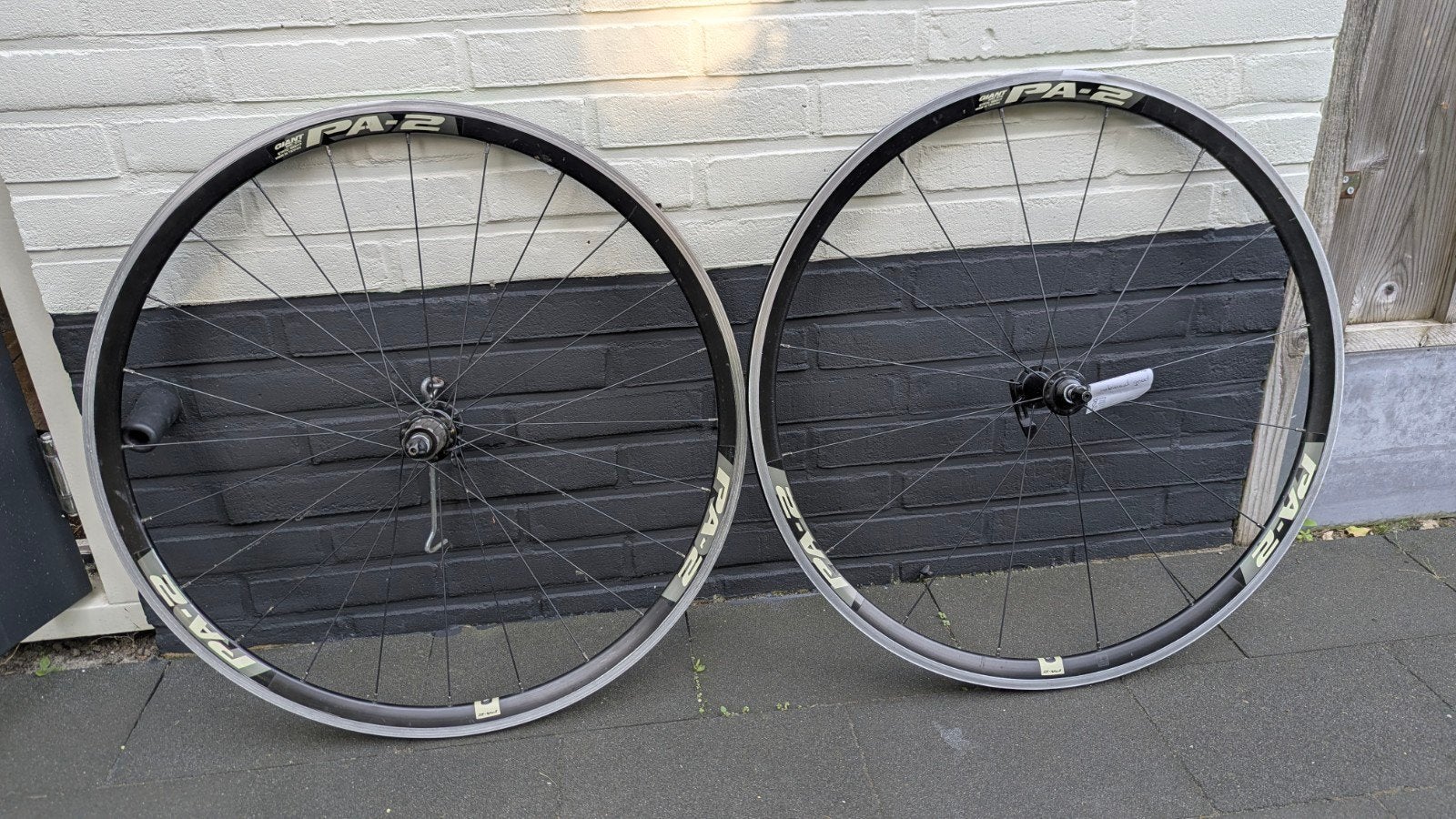 Giant PA-2 Wielset - Velgrem - Zo goed als nieuw, Giant, Zo goed als nieuw, Aluminium, Racefiets