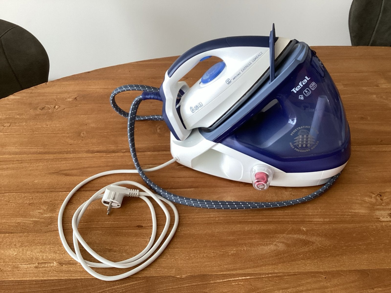 Tefal Express Compact Stoomgenerator Strijkijzer, Ophalen of Verzenden, Gebruikt, Strijkijzer met snoer