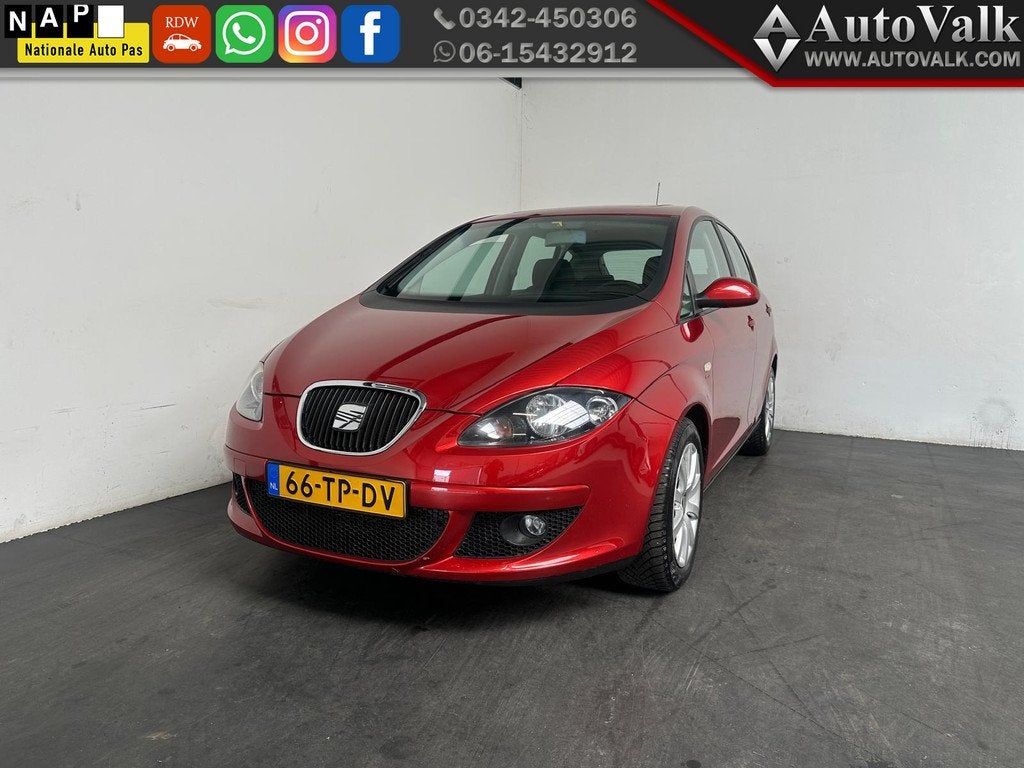 SEAT Altea 2.0 FSI Stylance. Pano Automaat! (bj 2006), Auto's, Seat, Gebruikt, 4 cilinders, Multifunctioneel stuurwiel, 1390 kg
