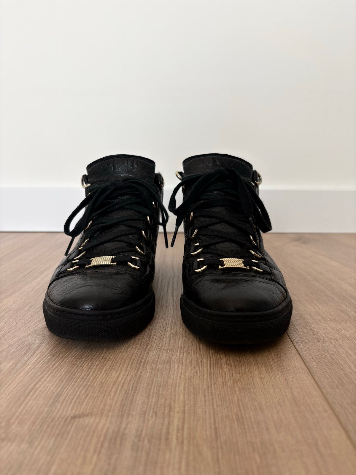 Balenciaga Arena High Top Sneakers, Kleding | Dames, Schoenen, Ophalen of Verzenden, Gedragen, Zwart, Sneakers of Gympen