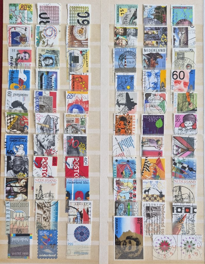 POSTZEGELS NEDERLAND GESTEMPELD, Postzegels en Munten, Verzenden, Na 1940, Gestempeld