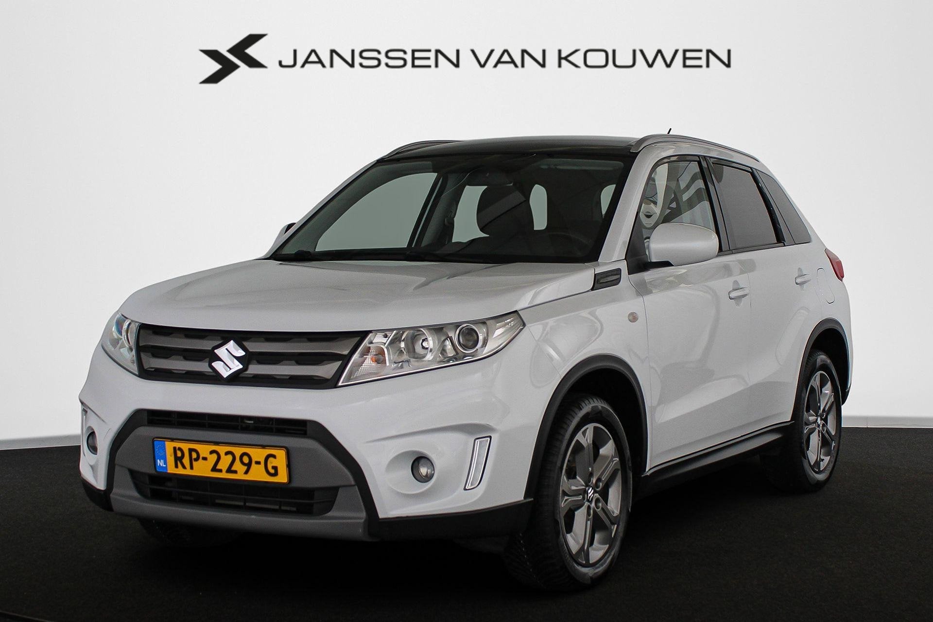 Suzuki Vitara 1.6 Exclusive Navi Camera Apple CarPlay Clima, Auto's, Voorwielaandrijving, Stof, Euro 6, 4 cilinders