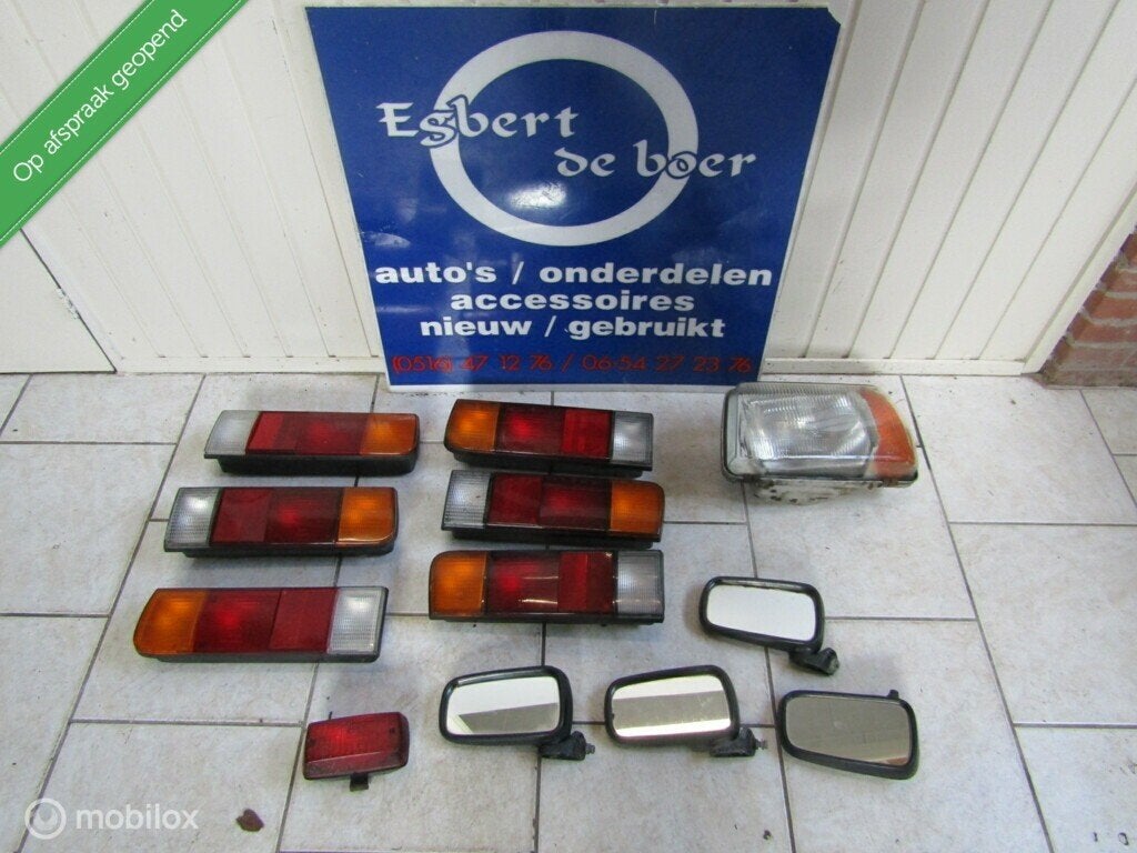 Achterlichten + koplampen Ascona B, bj '75 t/m '81, Auto-onderdelen, Gebruikt, Opel, Ophalen of Verzenden, Opel