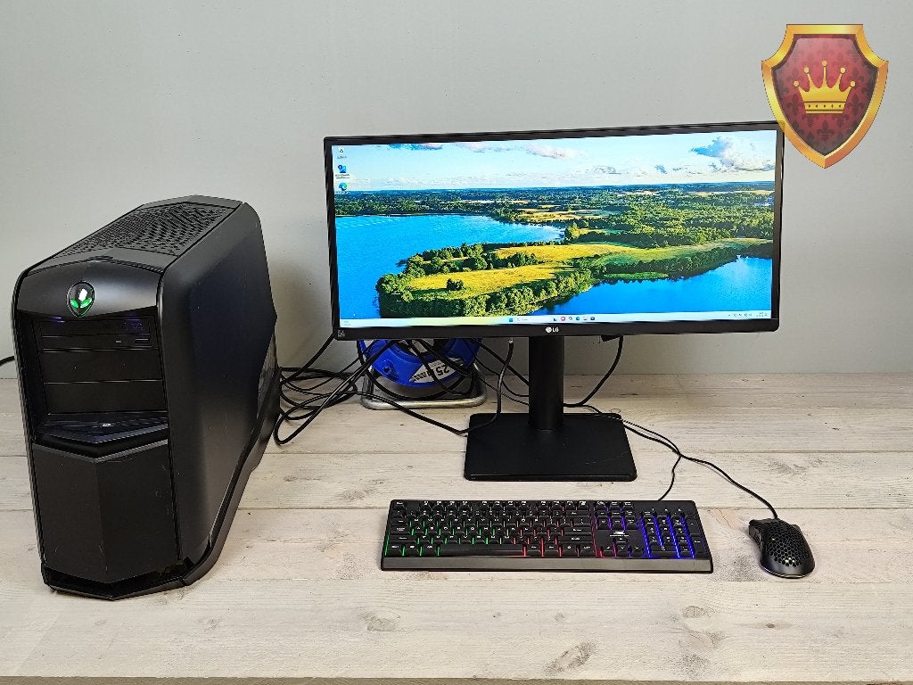 Alienware Aurora R4 Gaming PC Set GTX1060 6GB 29" UltraWide, Computers en Software, Gebruikt, DELL Alienware, 2 TB, Gaming