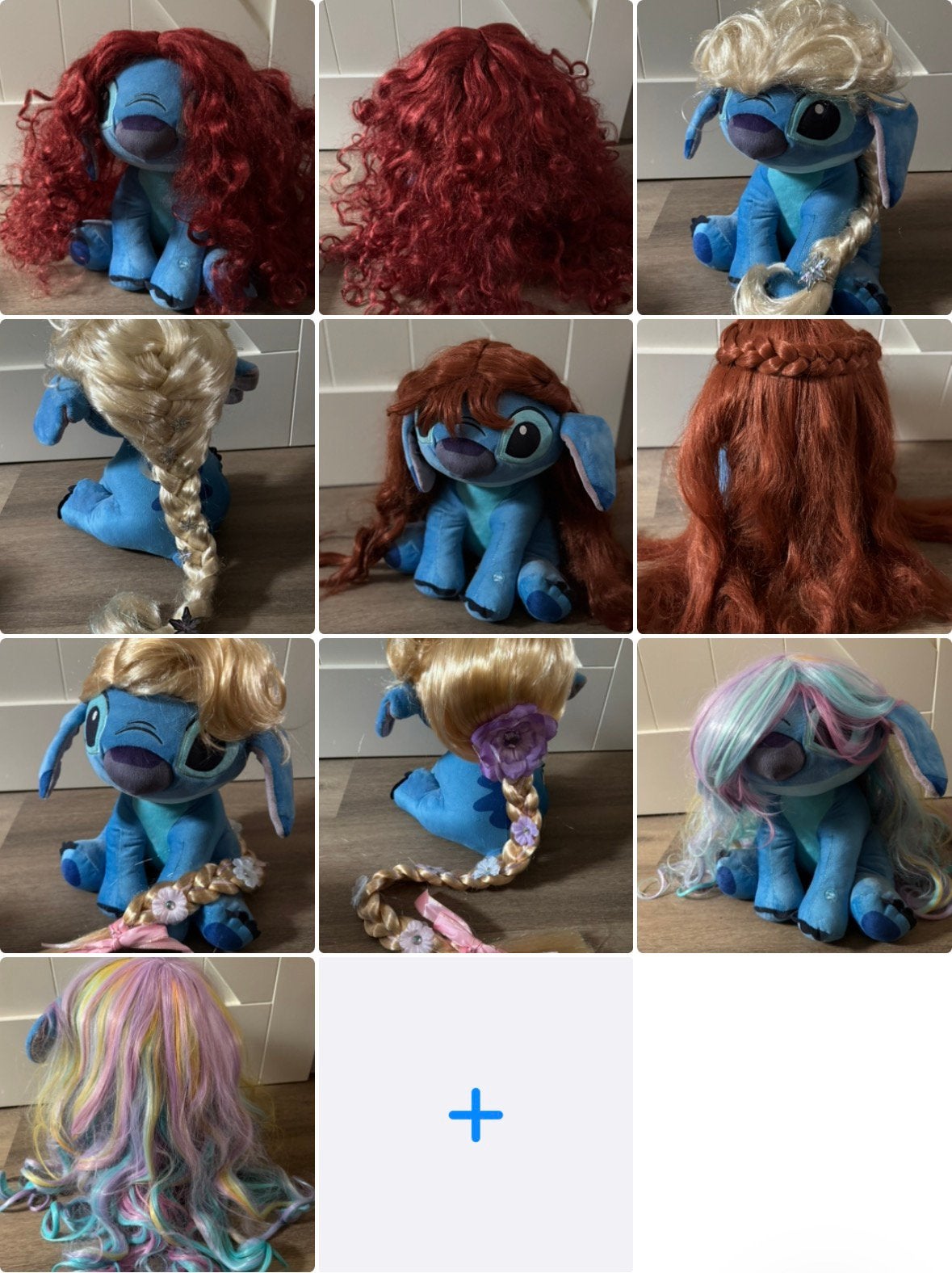 Diverse (Disney) pruiken voor kinderen Anna Elsa Rapunzel, Ophalen of Verzenden, Gebruikt, 104 of kleiner, Meisje