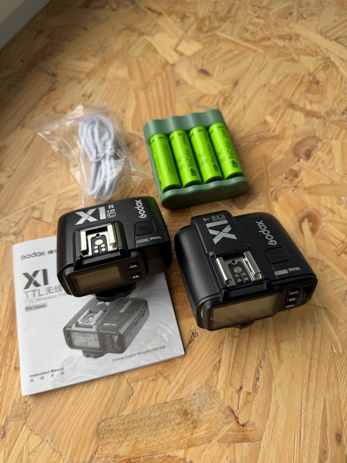 Godox X1 Wireless Flash Trigger set voor Canon, Ophalen of Verzenden, Trigger/ontvanger, Gebruikt, Canon