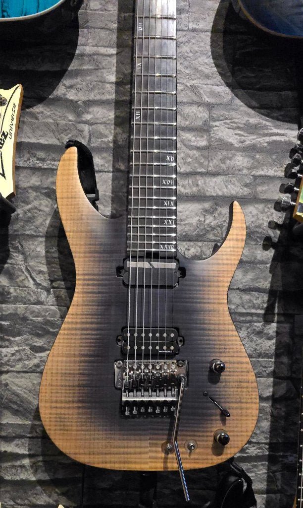 Schecter Banshee Mach-7 FR S FOB - 7-snarige gitaar, Ophalen, Zo goed als nieuw, Solid body, Overige merken