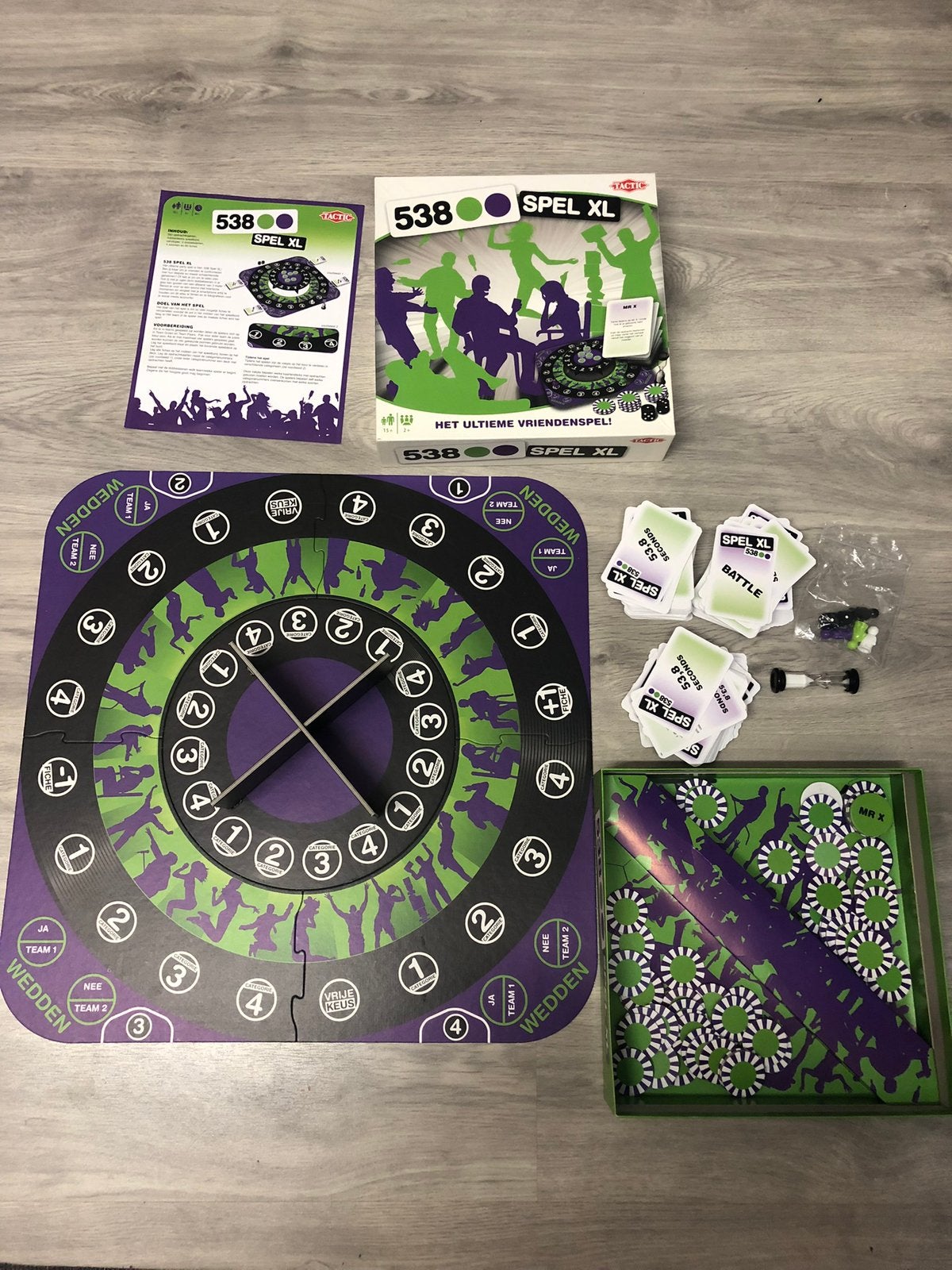 538 XL spel, Hobby en Vrije tijd, Ophalen of Verzenden, Zo goed als nieuw