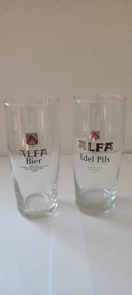 Alfa bier  pijpjes #2, Verzamelen, Biermerken, Ophalen of Verzenden, Zo goed als nieuw, Glas of Glazen, Overige merken