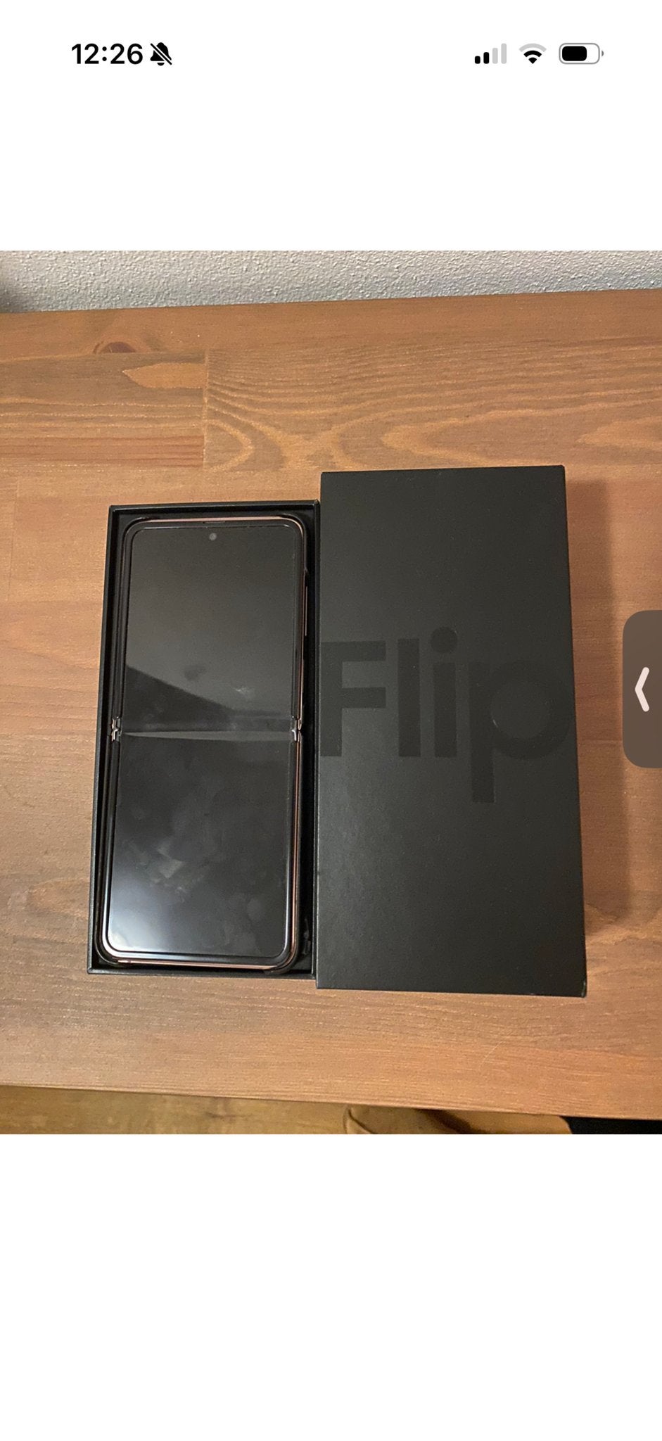 Samsung Galaxy Z Flip 256GB Mirror Black, Zwart, Touchscreen, Ophalen of Verzenden, Zo goed als nieuw