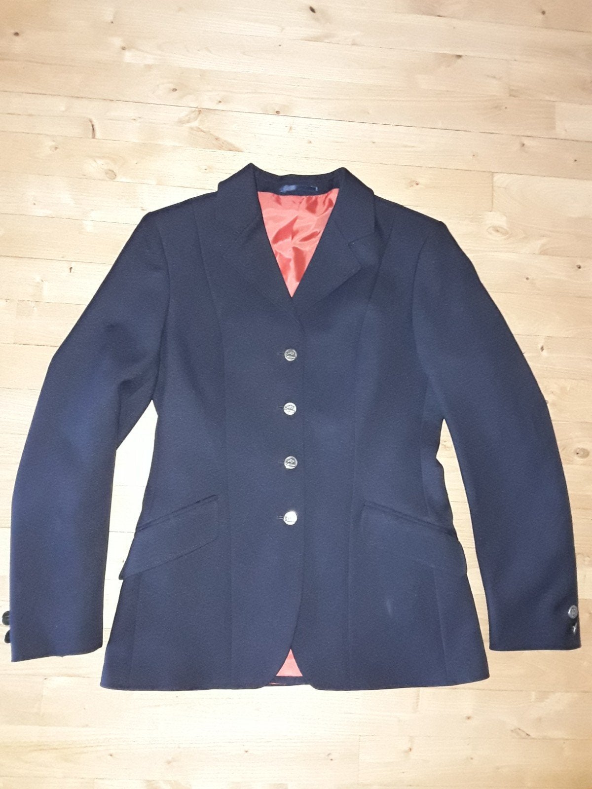 Blauwe Horka paardrijjas mt 36, Dieren en Toebehoren, Paardrijkleding, Ophalen of Verzenden, Zo goed als nieuw, Dames, Bovenkleding