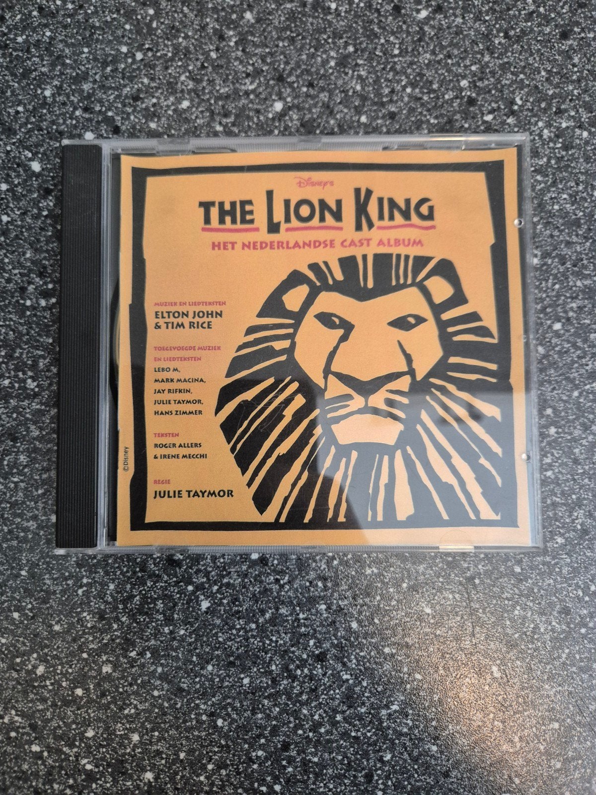 The Lion King - Het Nederlandse Cast Album CD, Overige genres, Ophalen of Verzenden, Zo goed als nieuw, Inclusief doosje