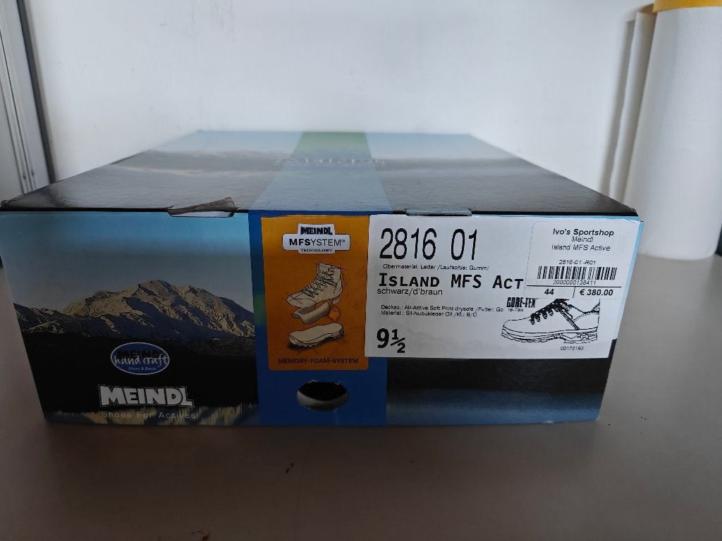 Meindl Bergwandelschoen cat B/C maat 44 blauw, Sport en Fitness, Ophalen of Verzenden, Zo goed als nieuw, Schoenen