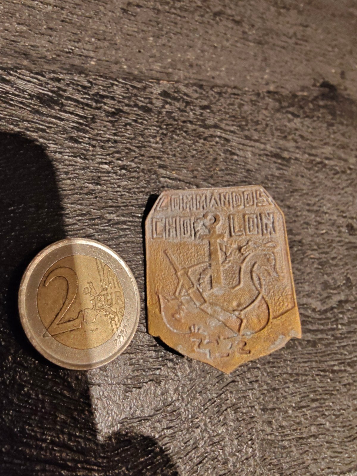 Indochina War French Special Forces COMMANDOS CHO LON Metal, Verzamelen, Ophalen of Verzenden, Landmacht, Amerika, Embleem of Badge