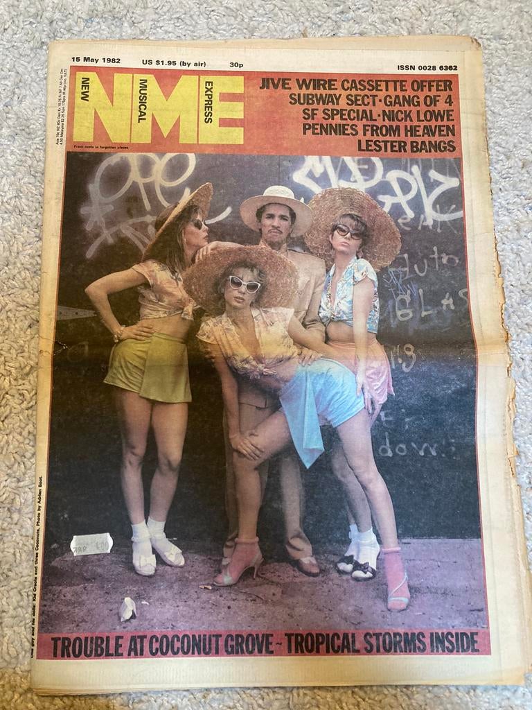 NME 1982 SUBWAY SECT Defects NICK LOWE Gang Of Four LONE WOL, Ophalen of Verzenden, Muziek, Film of Tv