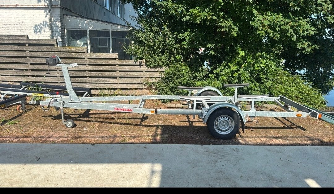 Steinbacher trailer met een 1350KG as en kenteken!!!, Minder dan 1500 kg, 6 tot 9 meter, Overige typen, Ophalen of Verzenden