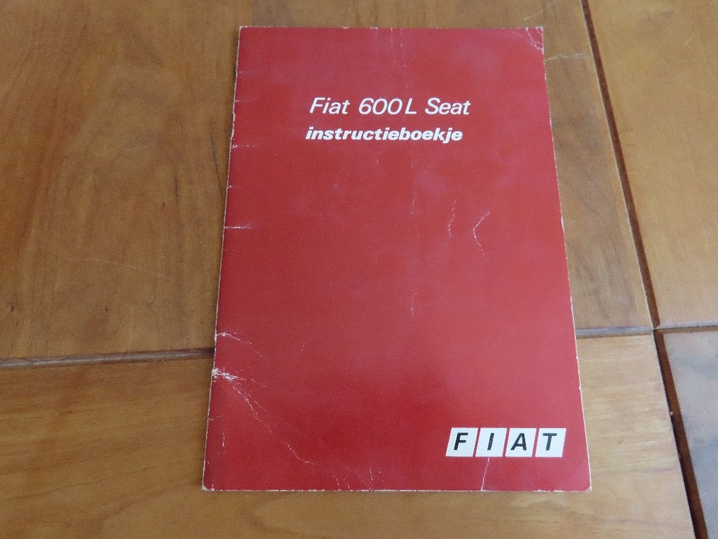 Instructieboek Fiat 600 L, Seat 600 L 1973, Auto diversen, Handleidingen en Instructieboekjes, Ophalen of Verzenden