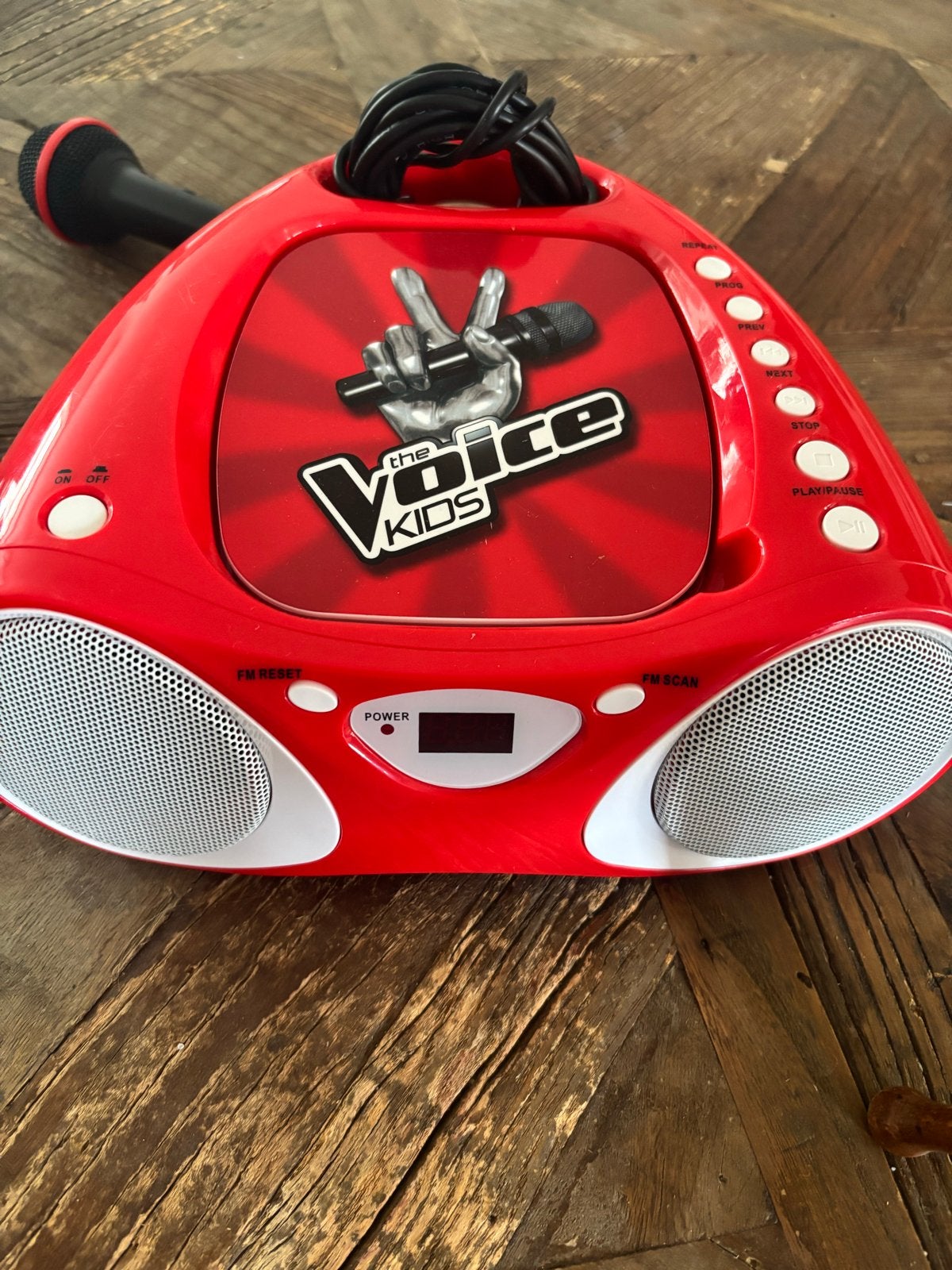 The Voice Kids Karaoke Set met Microfoon, Ophalen, Gebruikt, Complete set