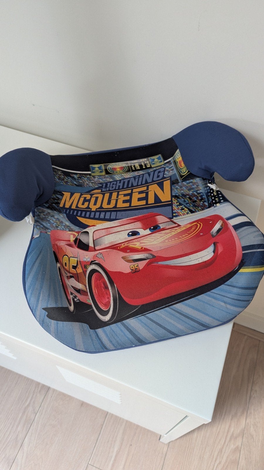 Cars Lightning McQueen zitverhoger, Ophalen, 15 t/m 36 kg, Overige merken, Autogordel