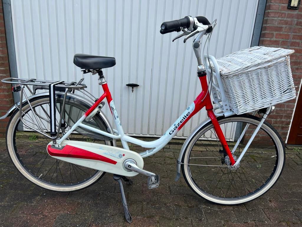 Te koop zeer nette gazelle bloom moederfiets damesfiets, Ophalen, Gebruikt, 56 cm of meer, Mandje